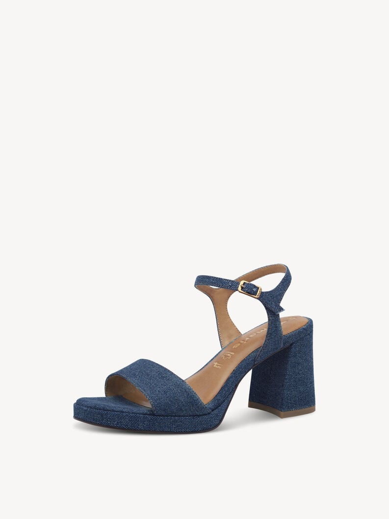 À talons hauts sandales - bleu 1-28343-44-802 acheter tamaris sandales en ligne