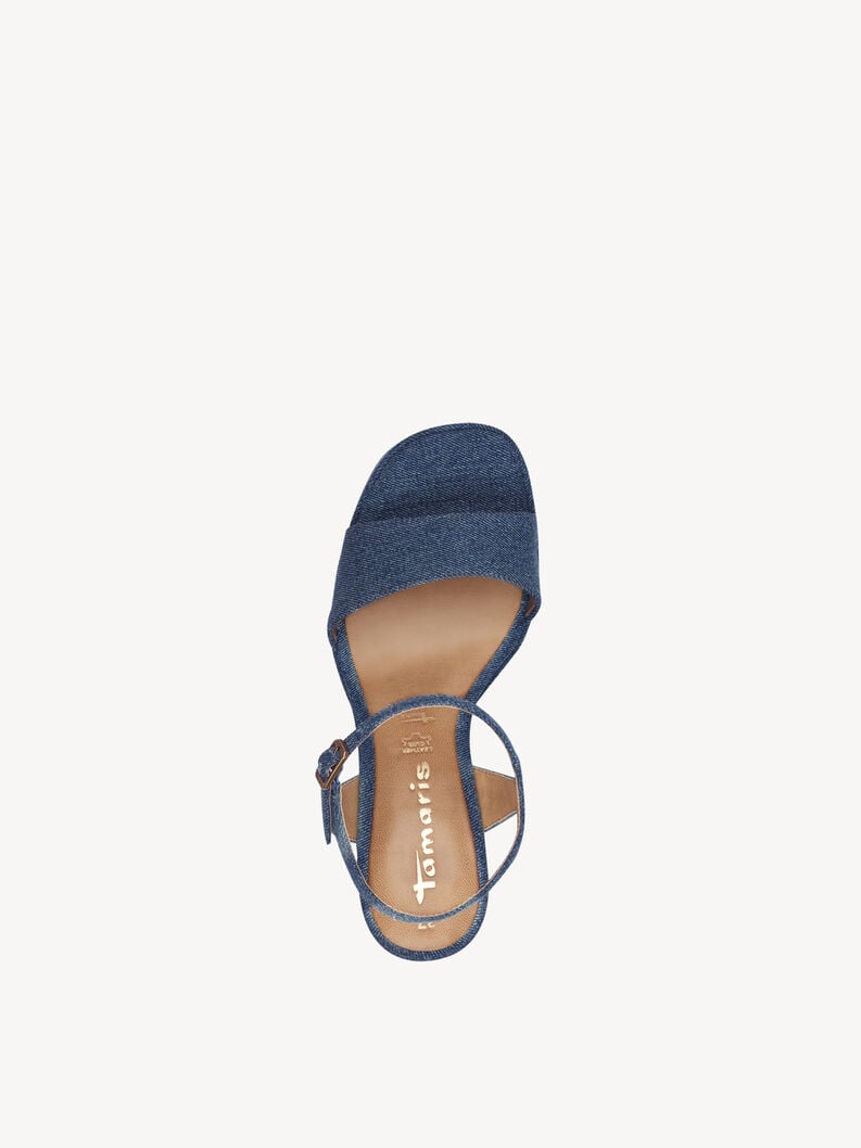 À talons hauts sandales - bleu 1-28343-44-802 acheter tamaris sandales en ligne
