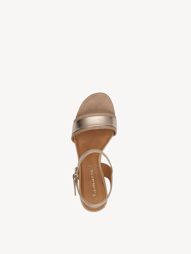 À talons hauts sandales - beige 1-28344-44-445 acheter tamaris sandales en ligne