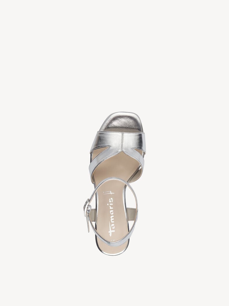 À talons hauts sandales - argent 1-28349-42-941 acheter tamaris sandales en ligne