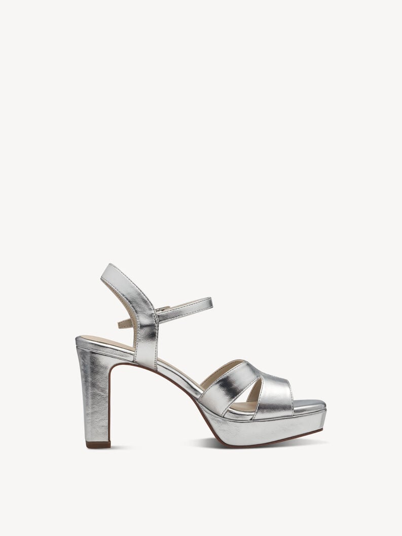 À talons hauts sandales - argent 1-28349-42-941 acheter tamaris sandales en ligne