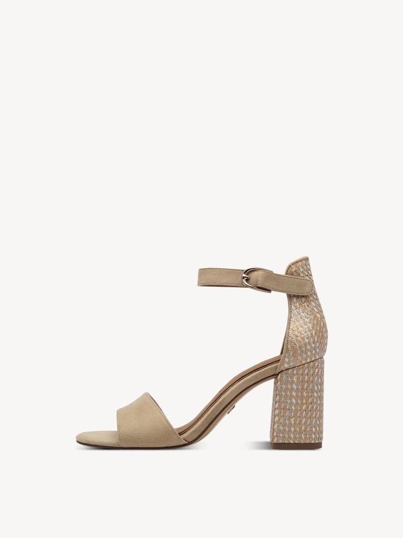 À talons hauts sandales - beige 1-28356-42-445 acheter tamaris sandales en ligne