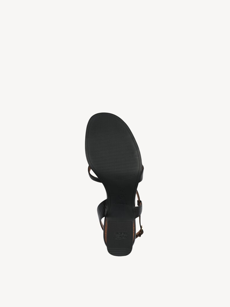 en cuir à talons hauts sandales - noir 1-28364-44-001 acheter tamaris sandales en ligne