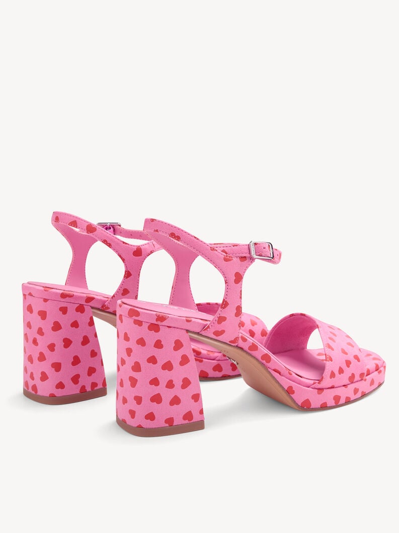 À talons hauts sandales - rose 1-28372-44-514 acheter tamaris sandales en ligne