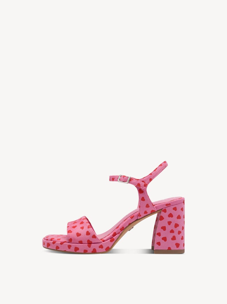 À talons hauts sandales - rose 1-28372-44-514 acheter tamaris sandales en ligne