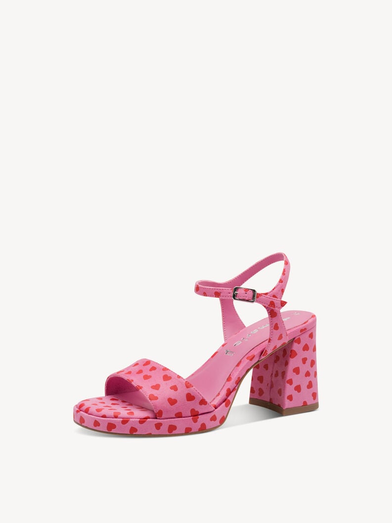 À talons hauts sandales - rose 1-28372-44-514 acheter tamaris sandales en ligne