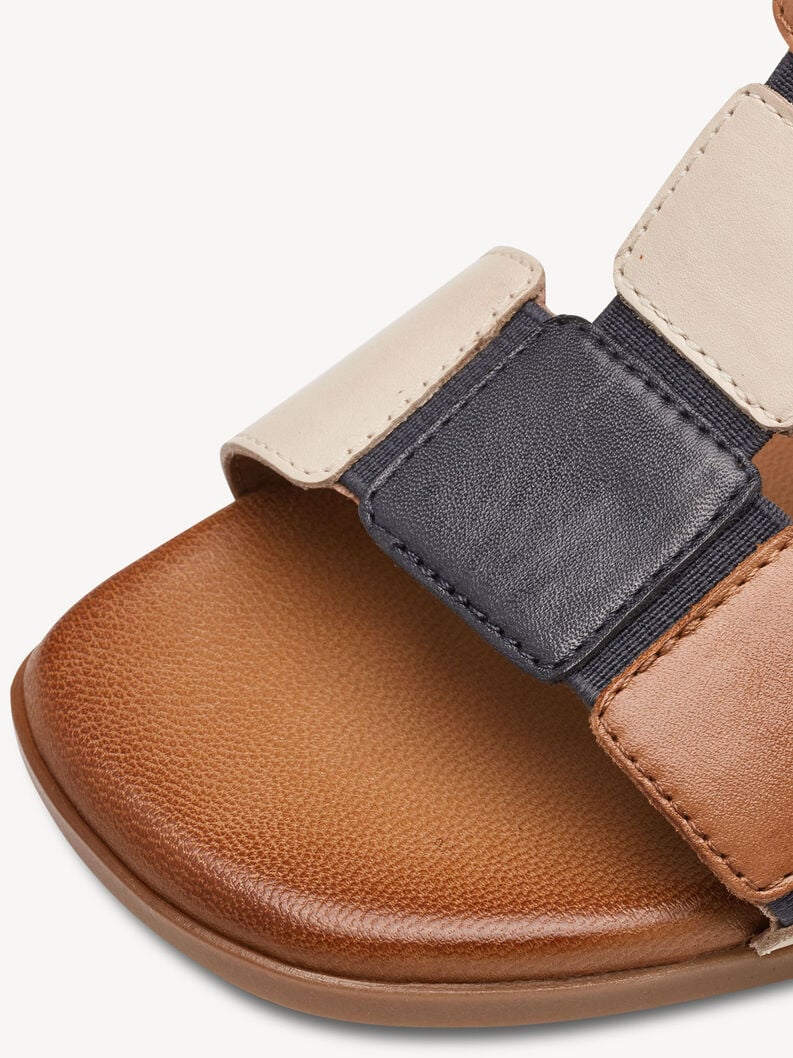 en cuir à talons hauts sandales - bleu 8-88203-42-890 acheter tamaris sandales en ligne
