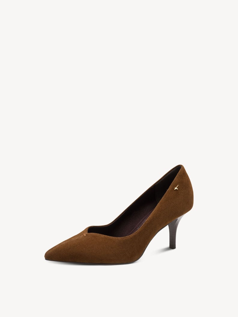 escarpins en cuir - marron 1-22422-46-305 acheter tamaris pompes en ligne