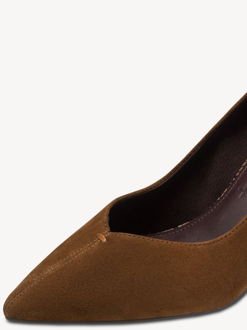 escarpins en cuir - marron 1-22422-46-305 acheter tamaris pompes en ligne