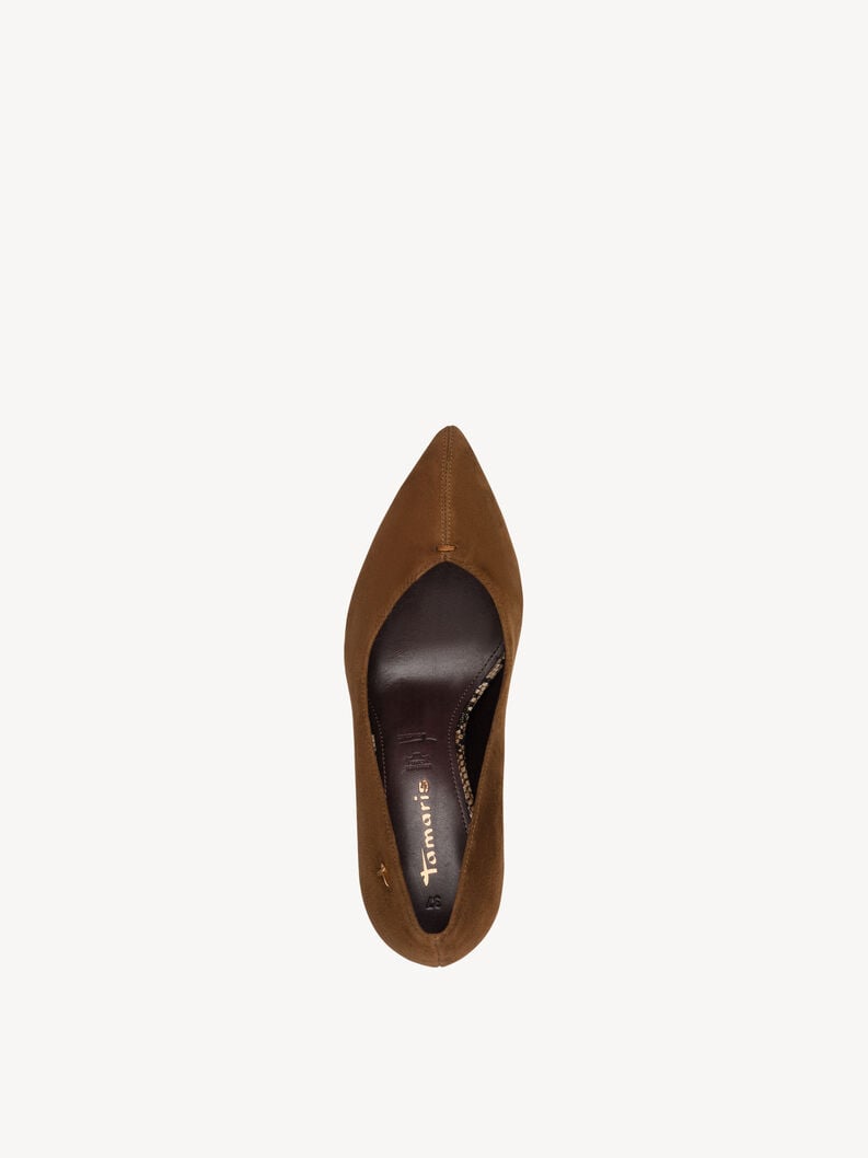 escarpins en cuir - marron 1-22422-46-305 acheter tamaris pompes en ligne