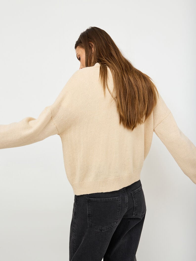 cardigan beige taw0758-70034 acheter tamaris tricote en ligne