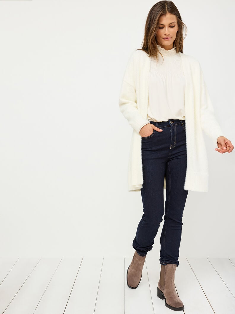 cardigan blanc taw0798-10024 acheter tamaris pull cardigans en ligne