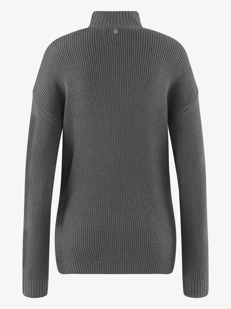 pull tricoté gris taw0828-80051 acheter tamaris pull cardigans en ligne