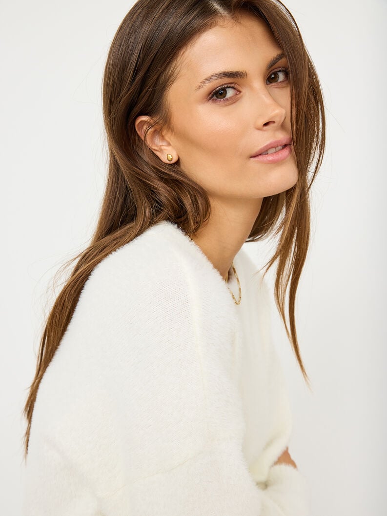 pull tricoté blanc taw0829-10024 acheter tamaris pull cardigans en ligne