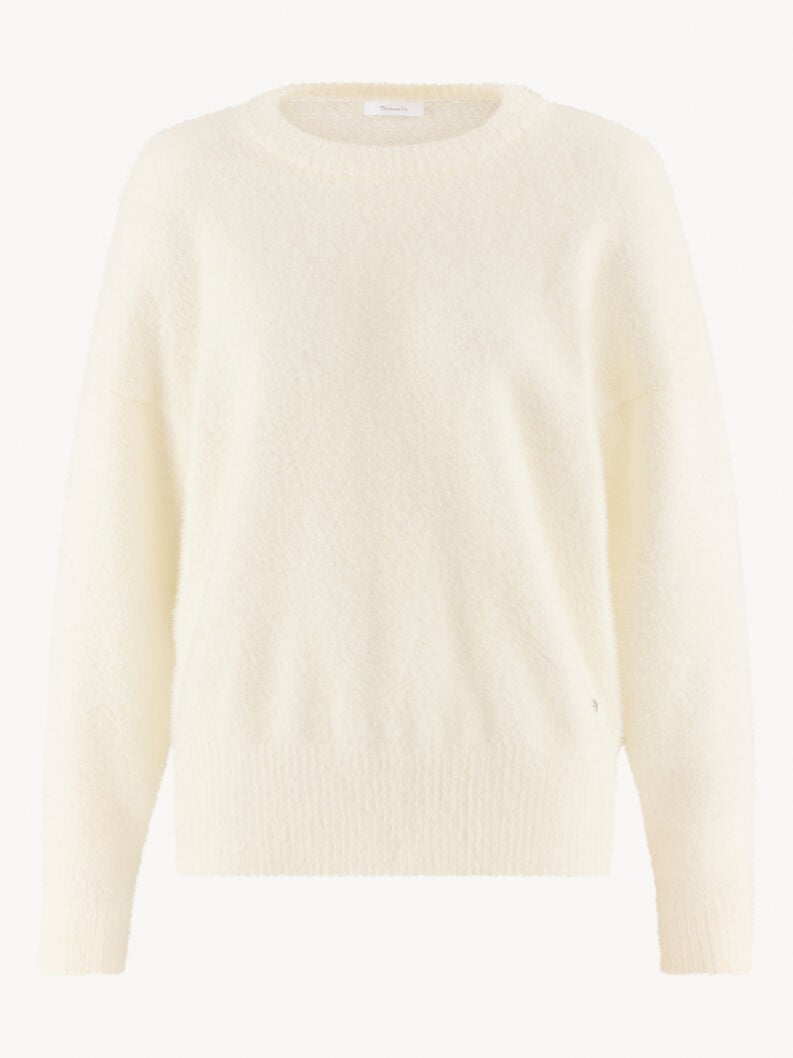 pull tricoté blanc taw0829-10024 acheter tamaris pull cardigans en ligne