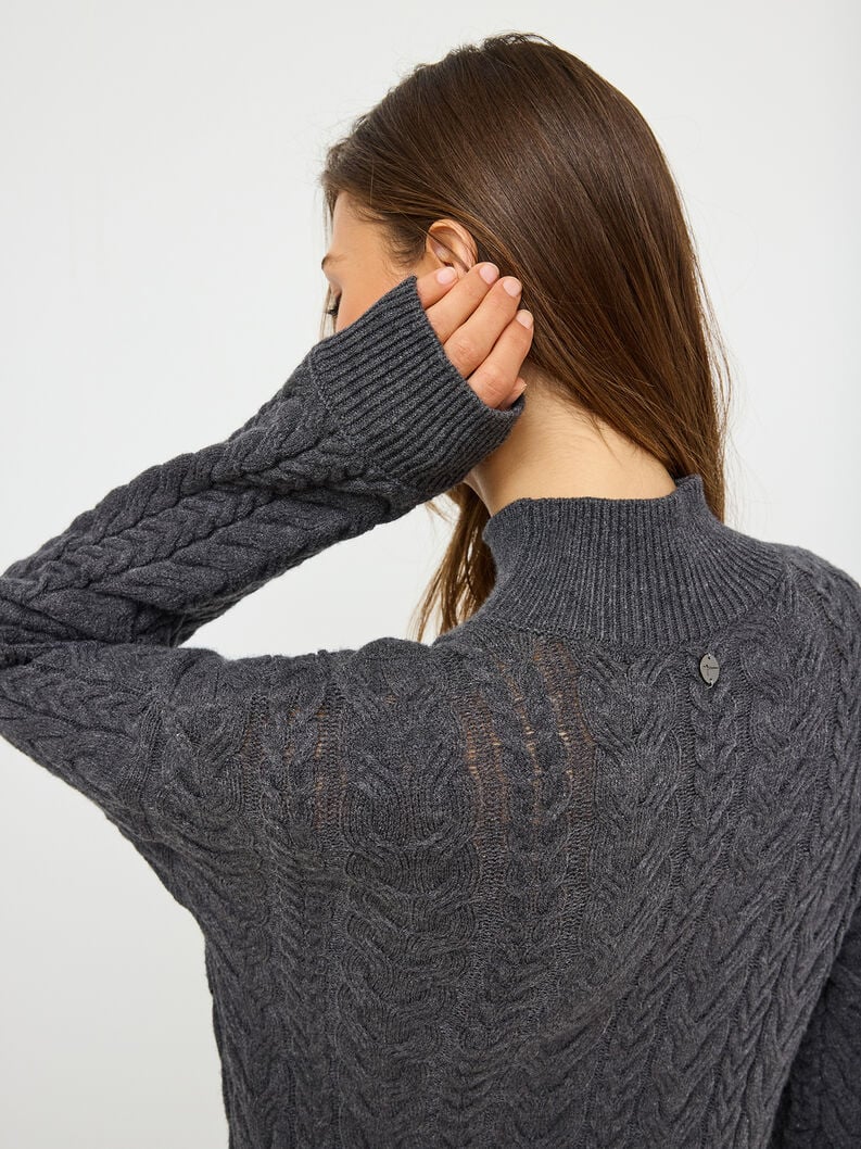 robe en tricot gris taw0833-80051 acheter des tamaris des robes ou des jupes en ligne