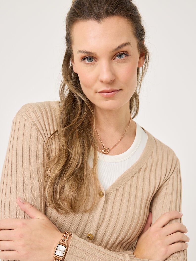 cardigan beige taw0921-70075 acheter tamaris tricote en ligne