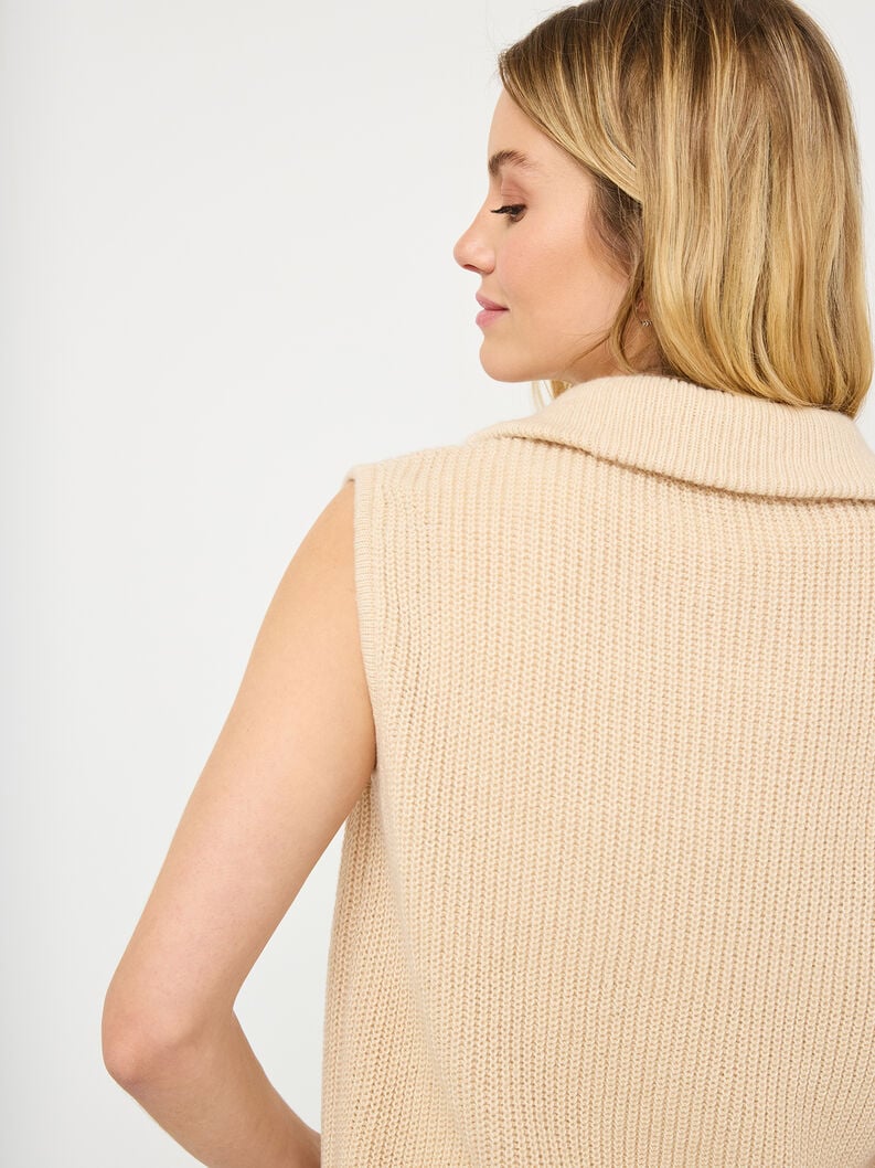 gilet beige taw0997-70034 acheter tamaris tricote en ligne