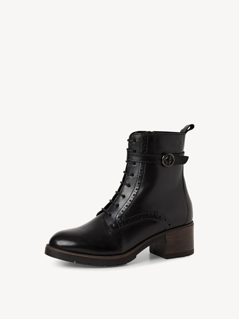 cuir chausson - noir 1-25143-45-001 acheter tamaris bottines en ligne