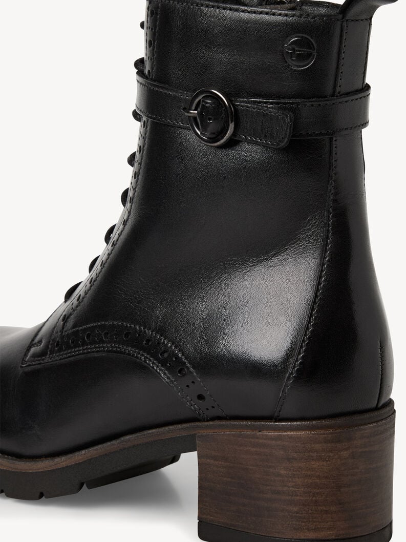 cuir chausson - noir 1-25143-45-001 acheter tamaris bottines en ligne
