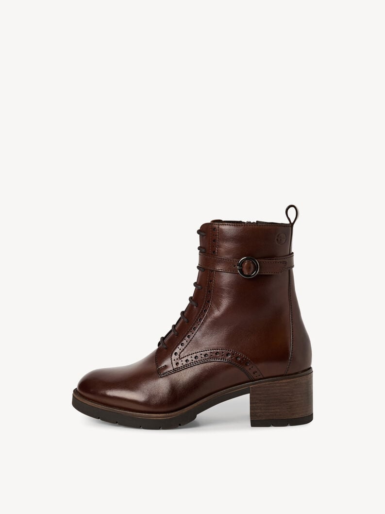 cuir chausson - brun 1-25143-45-311 acheter tamaris bottines en ligne