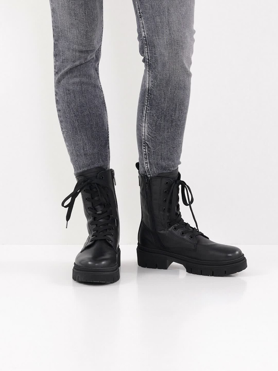 cuir chausson - noir 1-25213-43-001 acheter tamaris bottines en ligne