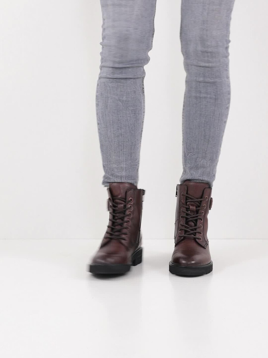 cuir chausson - brun 1-25216-45-304 acheter tamaris bottines en ligne