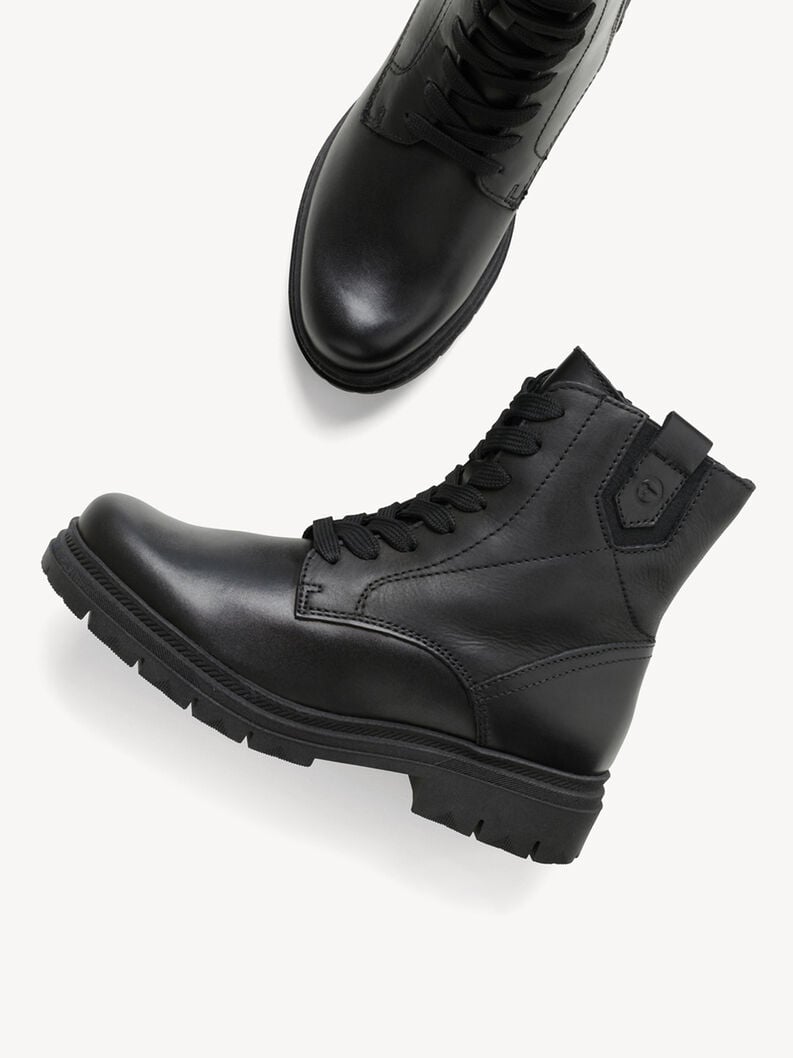 cuir chausson - noir 1-25217-45-003 acheter tamaris bottines en ligne