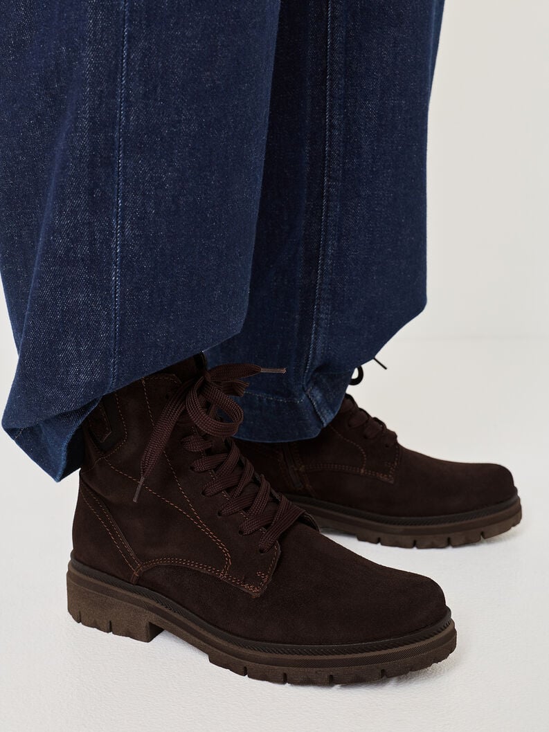 cuir chausson - brun 1-25217-45-304 acheter tamaris bottines en ligne