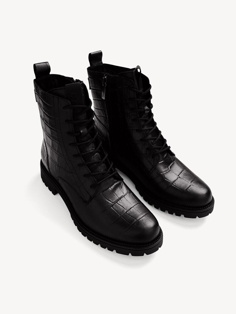 cuir chausson - noir 1-25402-43-028 acheter tamaris bottines en ligne