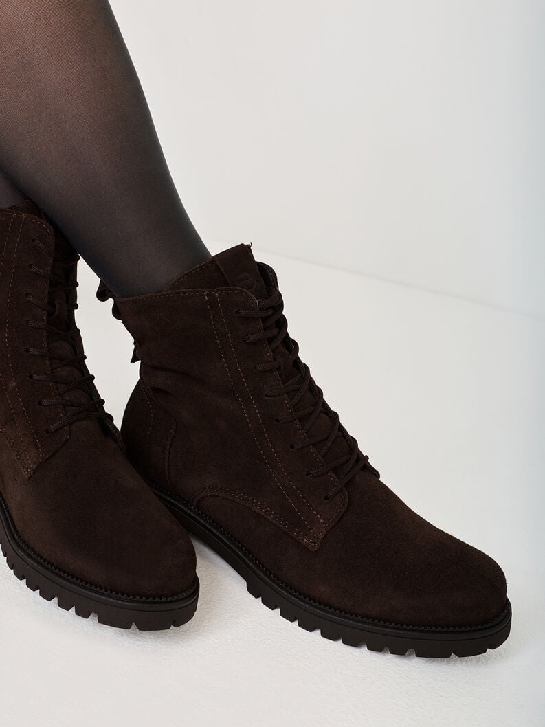 cuir chausson - brun 1-25402-43-347 acheter tamaris bottines en ligne