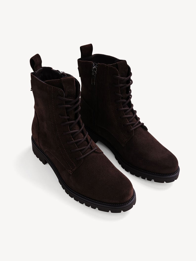 cuir chausson - brun 1-25402-43-347 acheter tamaris bottines en ligne
