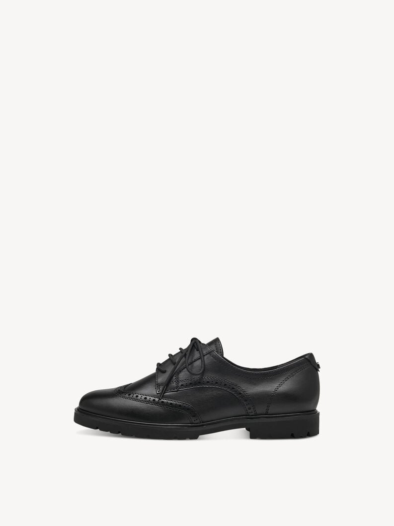 cuir low chaussures - noir 1-23200-41-003 acheter tamaris chaussures lacées en ligne