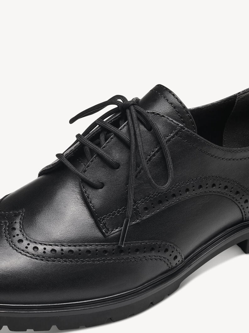 cuir low chaussures - noir 1-23200-41-003 acheter tamaris chaussures lacées en ligne