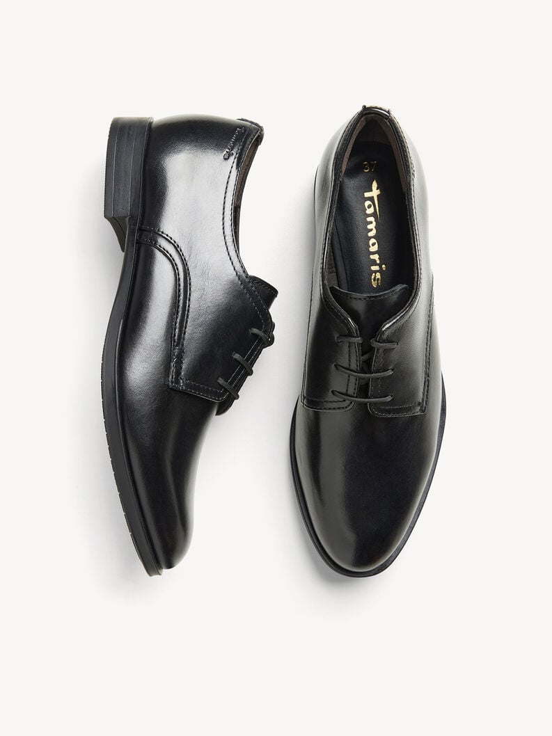 cuir low chaussures - noir 1-23201-44-001 acheter tamaris faible chaussures chaussons en ligne