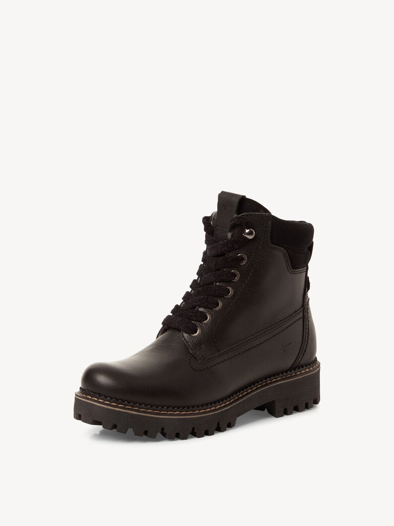 cuir chausson - noir doublure chaude 1-26224-45-001 acheter tamaris bottines en ligne