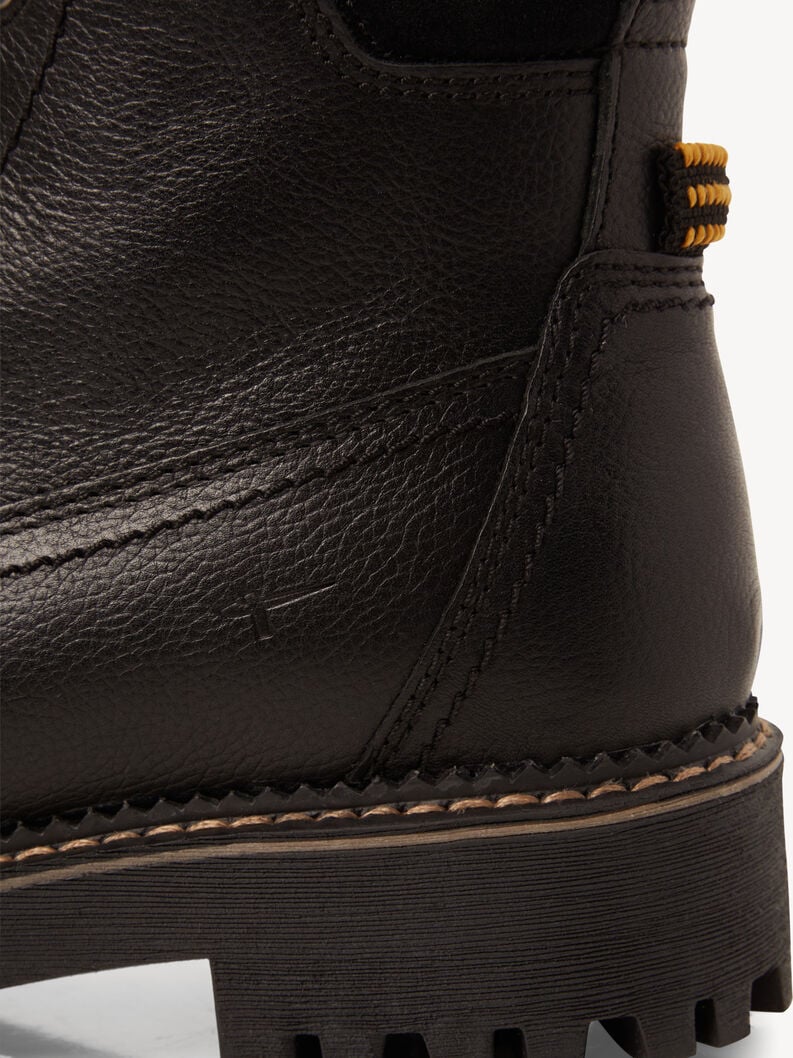 cuir chausson - noir doublure chaude 1-26224-45-001 acheter tamaris bottines en ligne