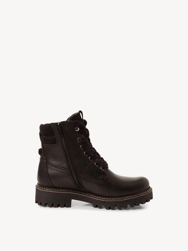 cuir chausson - noir doublure chaude 1-26224-45-001 acheter tamaris bottines en ligne
