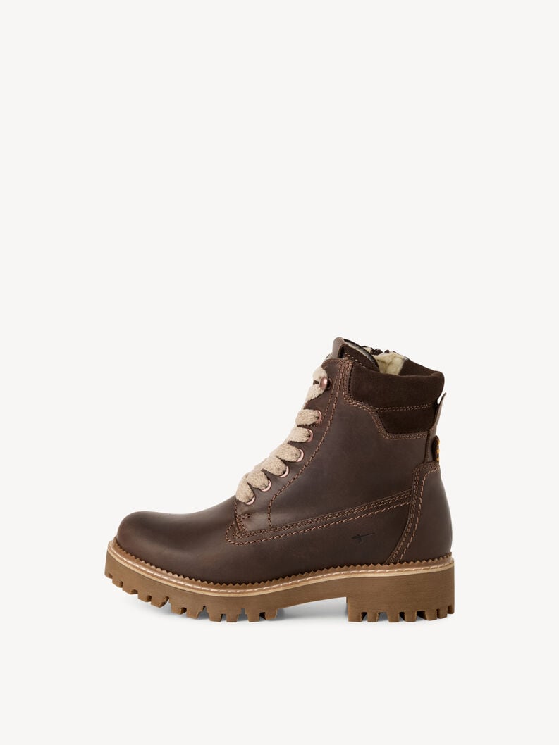 cuir chausson - brun doublure chaude 1-26224-45-304 acheter tamaris bottines en ligne