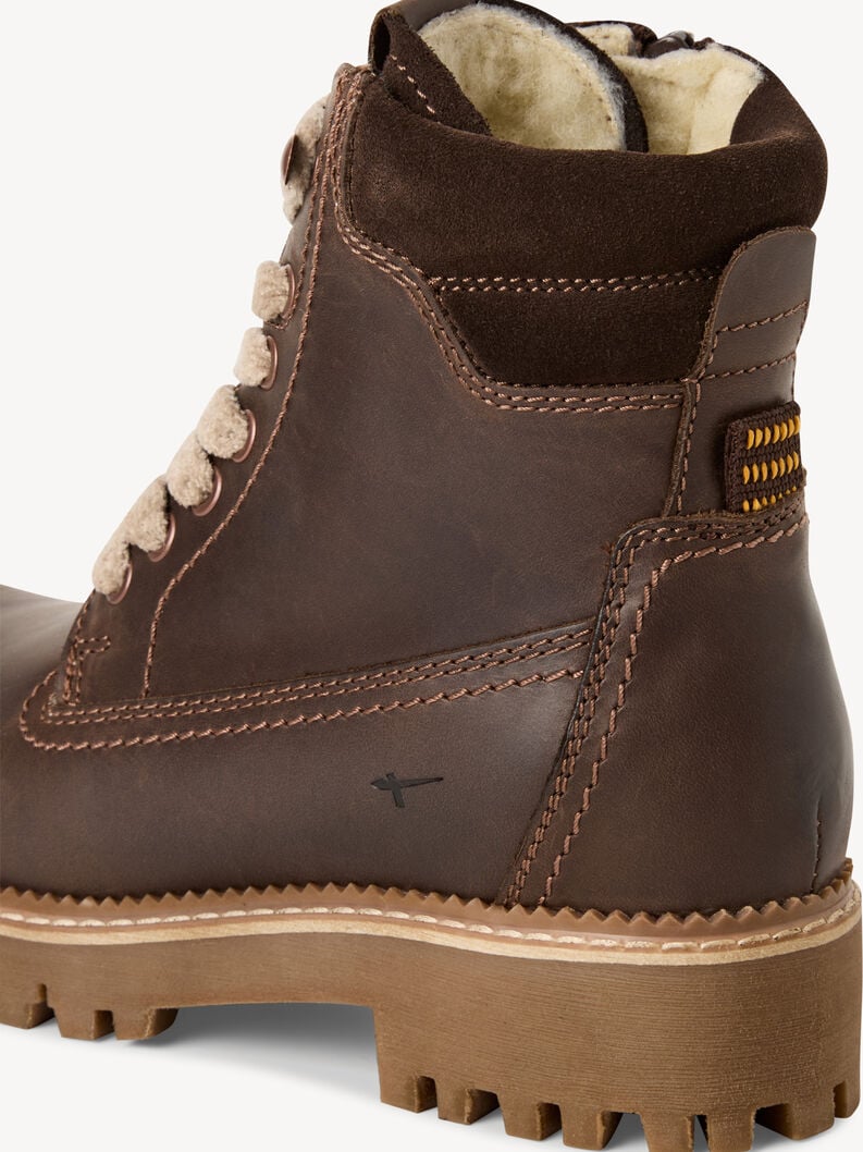 cuir chausson - brun doublure chaude 1-26224-45-304 acheter tamaris bottines en ligne