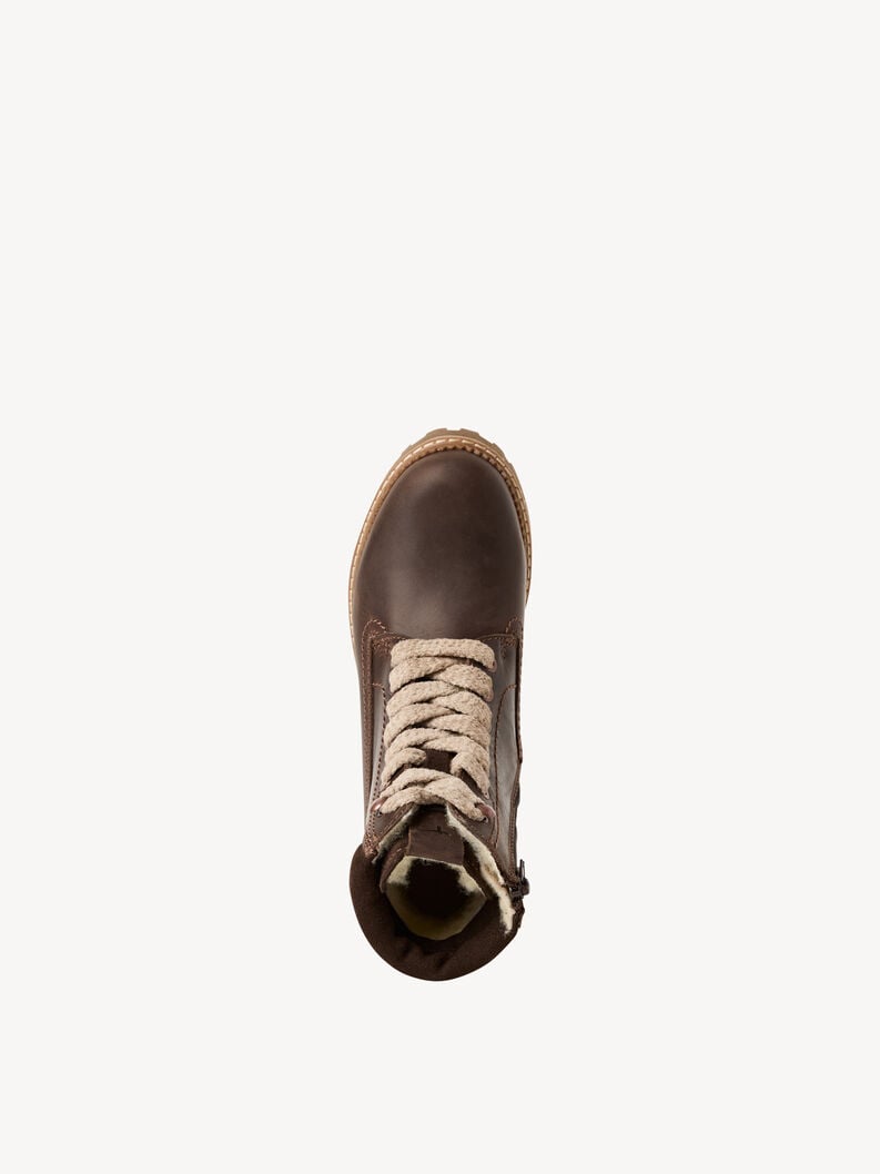 cuir chausson - brun doublure chaude 1-26224-45-304 acheter tamaris bottines en ligne