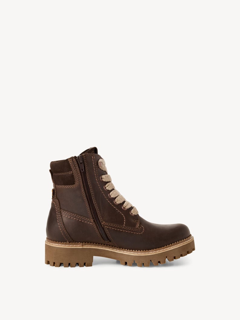 cuir chausson - brun doublure chaude 1-26224-45-304 acheter tamaris bottines en ligne