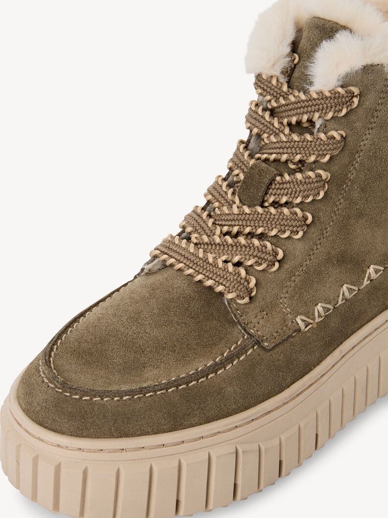 cuir chausson - vert doublure chaude 1-26260-45-722 acheter tamaris bottines en ligne