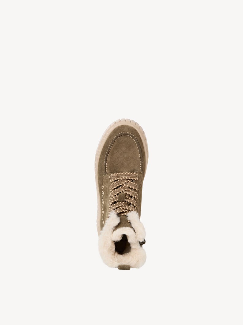 cuir chausson - vert doublure chaude 1-26260-45-722 acheter tamaris bottines en ligne