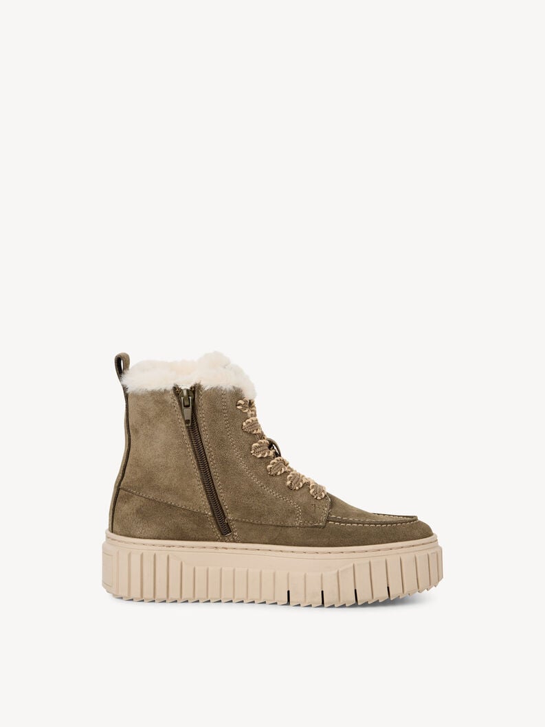 cuir chausson - vert doublure chaude 1-26260-45-722 acheter tamaris bottines en ligne