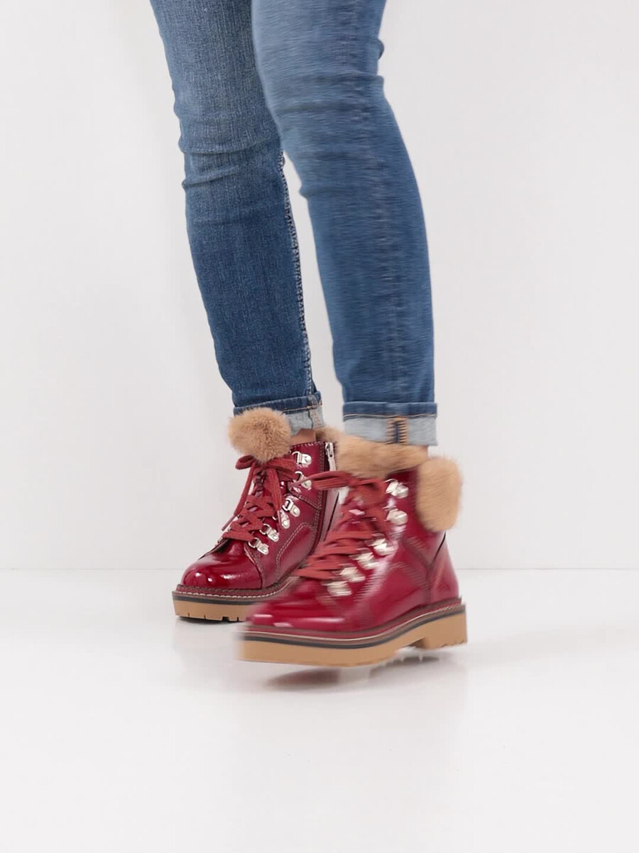 chausson - rouge doublure chaude 1-26264-43-524 acheter tamaris bottines en ligne