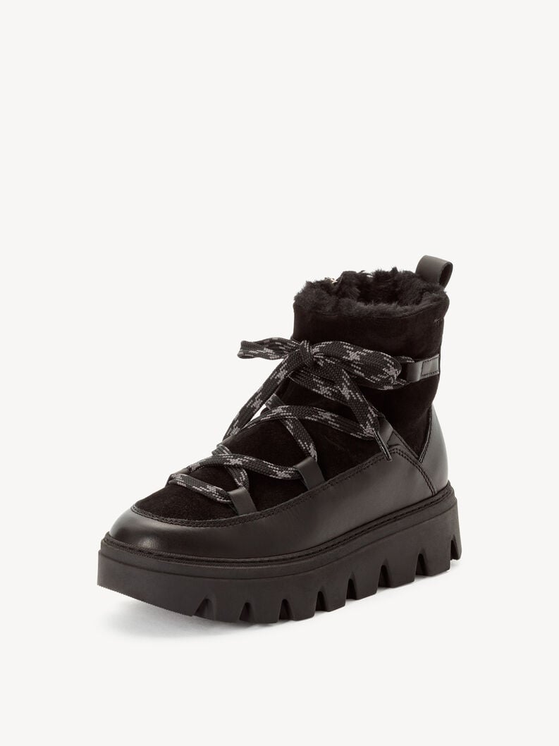 cuir chausson - noir doublure chaude 1-26274-45-001 acheter tamaris bottines en ligne