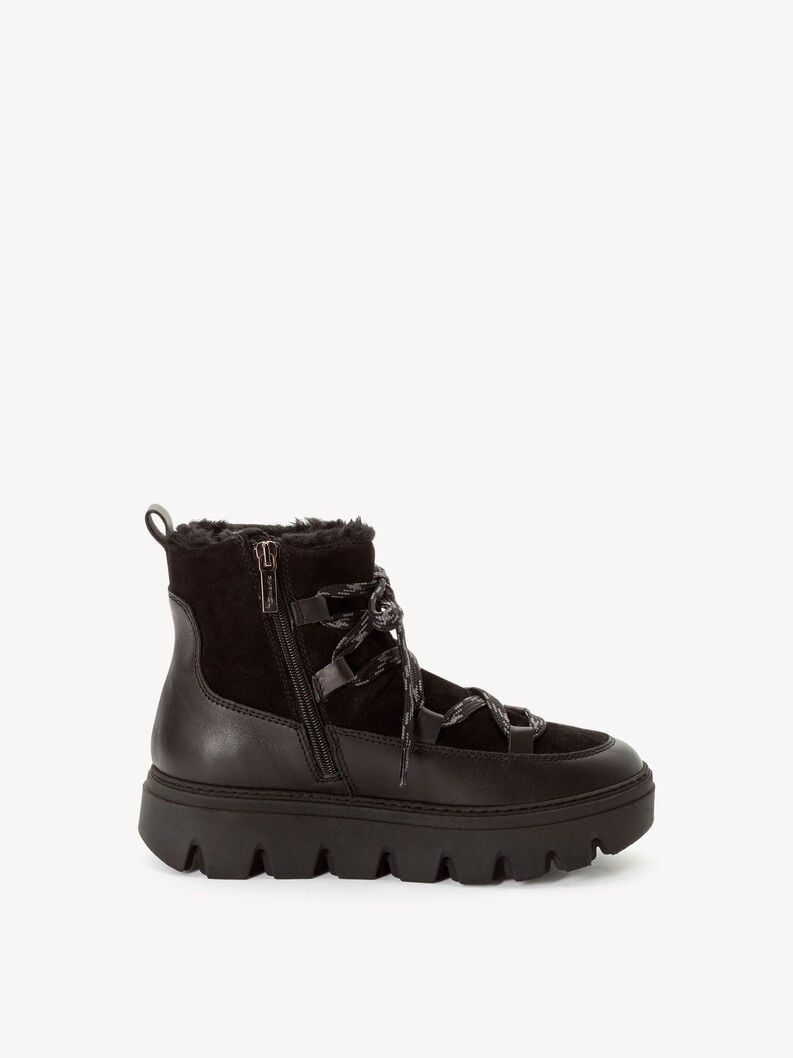 cuir chausson - noir doublure chaude 1-26274-45-001 acheter tamaris bottines en ligne