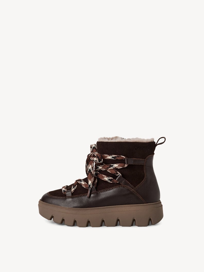 cuir chausson - brun doublure chaude 1-26274-45-304 acheter tamaris bottines en ligne