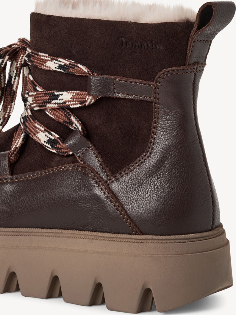 cuir chausson - brun doublure chaude 1-26274-45-304 acheter tamaris bottines en ligne